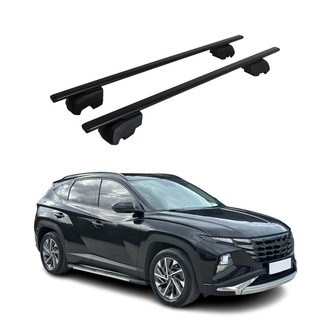 OMAC® - Black Flush-Mounted Roof Rails Cross Bars