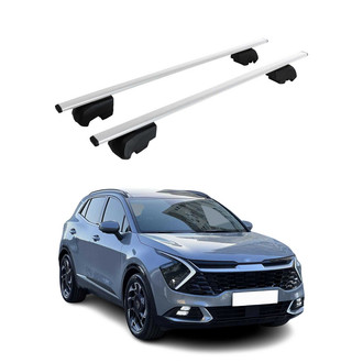 OMAC® - Gray Flush-Mounted Roof Rails Cross Bars