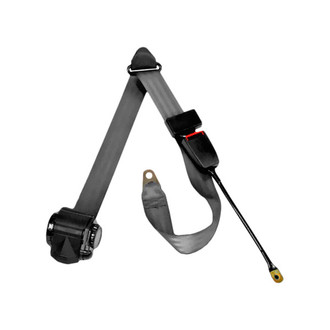 Omix-ADA® - 3-Point Driver Side Black Off Road Seat Belt