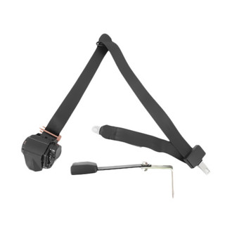 Omix-ADA® - Passenger Side Black Tri-Lock Off Road Seat Belt