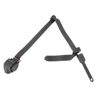 Omix-ADA® - Driver Side Black Tri-Lock Off Road Seat Belt