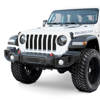Rugged Ridge® - Spartacus Full Width Black Front Winch HD Bumper