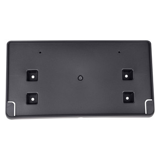 Omix-ADA® - Black Front License Plate Bracket for Factory Front Steel Bumpers