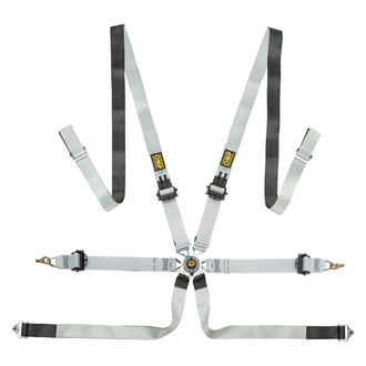 OMP® - 6-Point FIA 8853-2016 Saloon™ Safety Harness Set with Ergal Adjuster