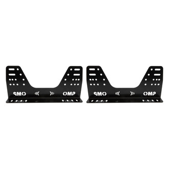 OMP® - Steel Low Side Mount Brackets, 400mm Length, Black