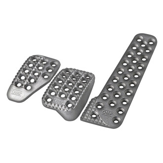 OMP® - Sandblasted Aluminum Manual Pedal Pad Set