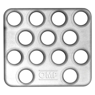 OMP® - Sandblasted Aluminum Co-Driver Foot Rest