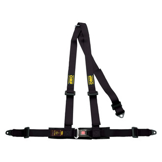 OMP® - 3-Point Road Series Street Racing Harness Set, Black