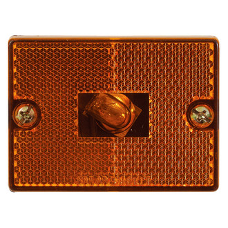 Optronics® - MC36 Series 2.75" Rectangular Stud Mount Clearance Marker Lights with Reflex