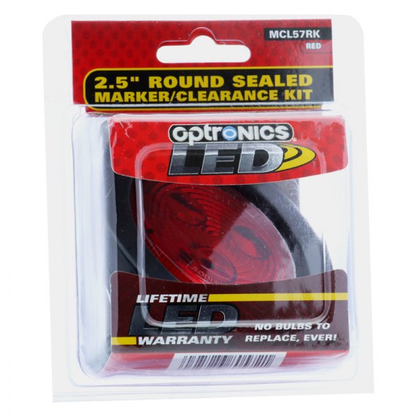 Optronics® - MCL57 Series 2.5" Round Grommet Mount LED Clearance Marker Lights