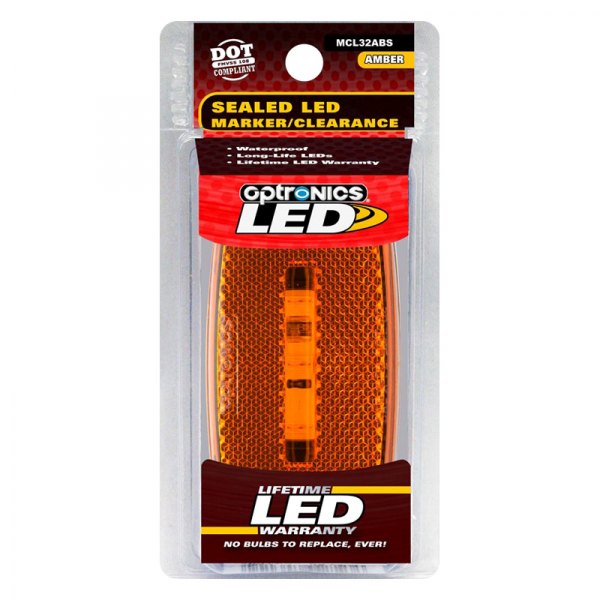 Optronics® - MCL32 Series Oblong Surface Mount LED Clearance Marker Lights