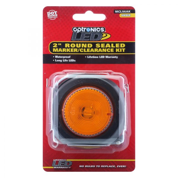 Optronics® - MCL56 Series 2" Round Grommet Mount Clearance Marker Lights
