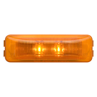 Optronics® - MCL61 Series 4" Thinline Sealed Yellow Rectangular Snap-in Mount LED Clearance Marker Light