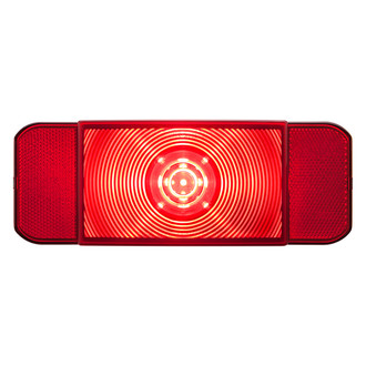 Optronics® - Passenger Side RVSTL60 Series 8.6" Red Rectangular Surface Mount LED Combination Light