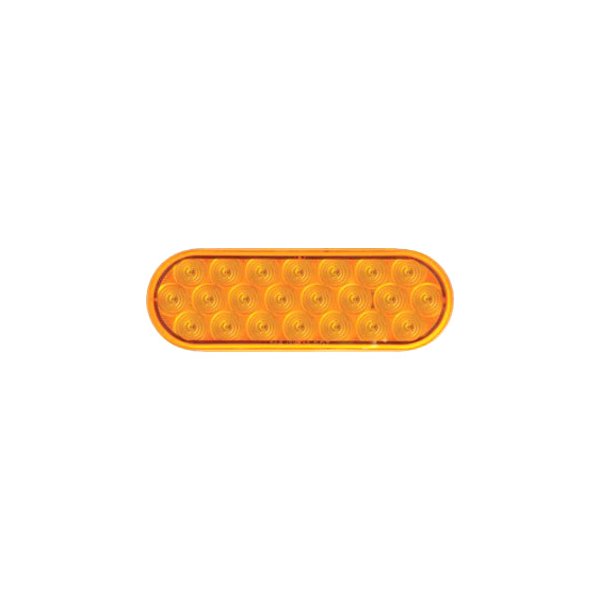 Optronics® - 6" SLL72 Series Sealed Yellow Oval LED Warning Lamp