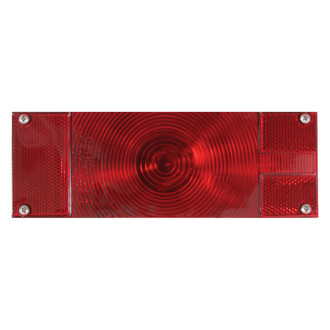 Optronics® - Passenger Side ST16 Series 8.1" Low Profile Marine Red Stud Mount Combination Tail Light