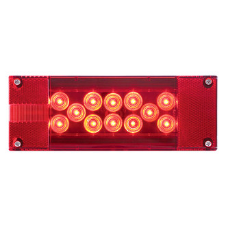 Optronics® - STL17 Series 8.1" Low Profile Marine Stud Mount LED Combination Tail Lights