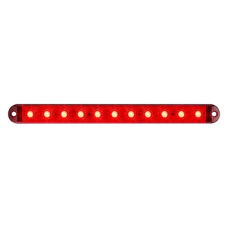 Optronics® - STL69 Series 15" Red Straight Surface Mount LED Combination Light