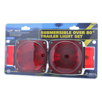 Optronics® - ST4/5 Series Red Square Stud Mount Tail Lights