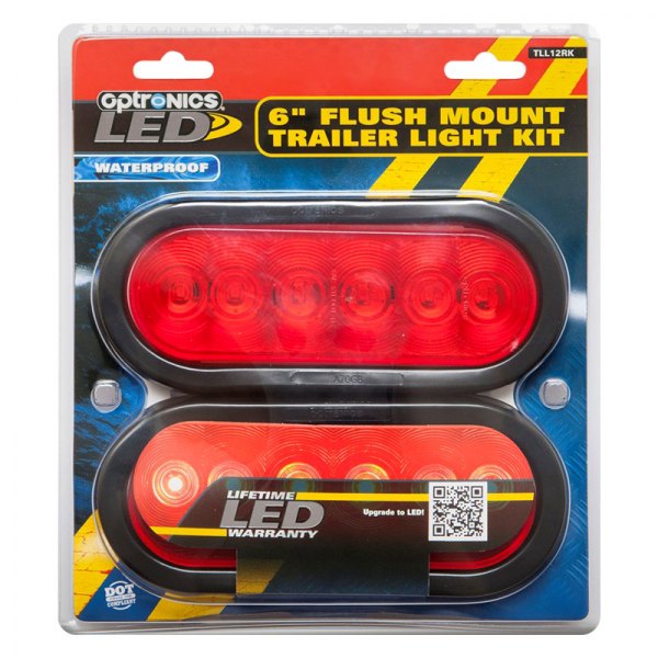 Optronics® - STL12 Series 6" Oval Grommet Mount LED Combination Tail Lights