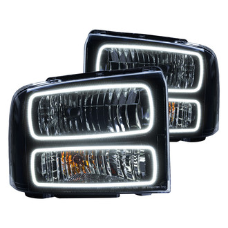 Oracle Lighting® - Black Crystal Headlights with Color Halo
