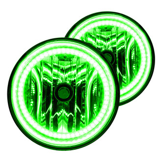 Oracle Lighting® - Factory Style Fog Lights with Green SMD LED Halos Pre-installed