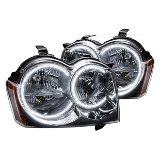 Oracle Lighting® - Chrome Projector Headlights with White SMD LED Halos Preinstalled