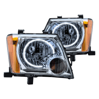Oracle Lighting® - Chrome Crystal Headlights with White SMD LED Halos Preinstalled