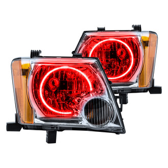 Oracle Lighting® - Chrome Crystal Headlights with Red SMD LED Halos Preinstalled