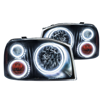 Oracle Lighting® - Black Crystal Headlights with White SMD LED Halos Preinstalled