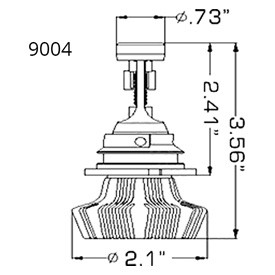 9004 Bulb Socket