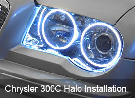 Chrysler 300C Halo Installation