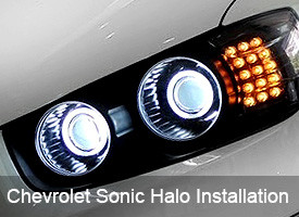 Chevrolet Sonic Halo Installation