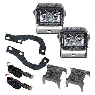 Oracle Lighting® - A-Pillar Vega Series Hood Mount 2x20W Spot Beam LED Light Kit