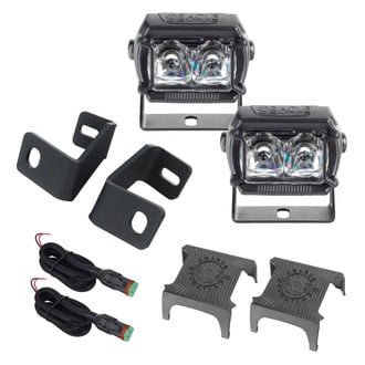 Oracle Lighting® 2093-2-504 - A-Pillar Vega Series Hood Mount 2x20W Spot Beam LED Light Kit