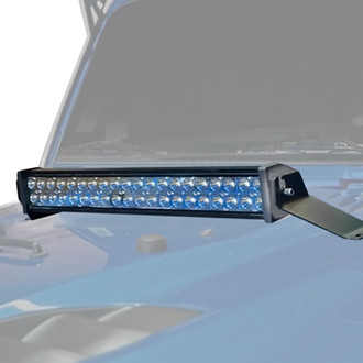 Oracle Lighting® - Hood Mounted 22" 120W Square Dual Row Combo Beam LED Light Kit