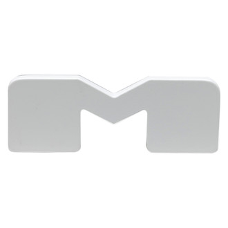 Oracle Lighting® - "M" Matte White LED Illuminated Letter Badge