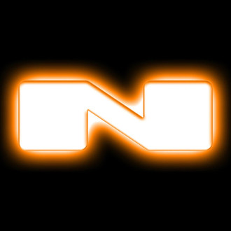 Oracle Lighting® - "N" Matte White LED Illuminated Letter Badge