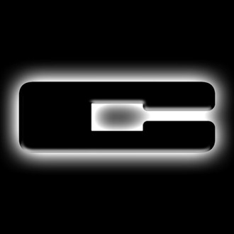 Oracle Lighting® - "C" Matte Black LED Illuminated Letter Badge