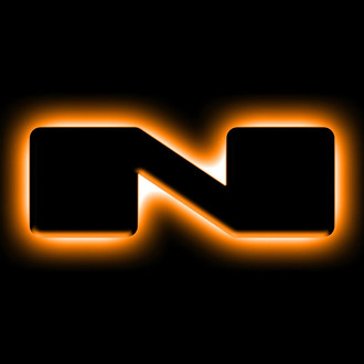 Oracle Lighting® - "N" Matte Black LED Illuminated Letter Badge