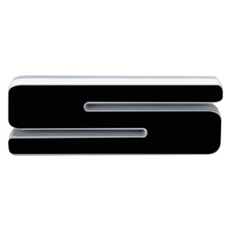 Oracle Lighting® - "S" Matte Black LED Illuminated Letter Badge