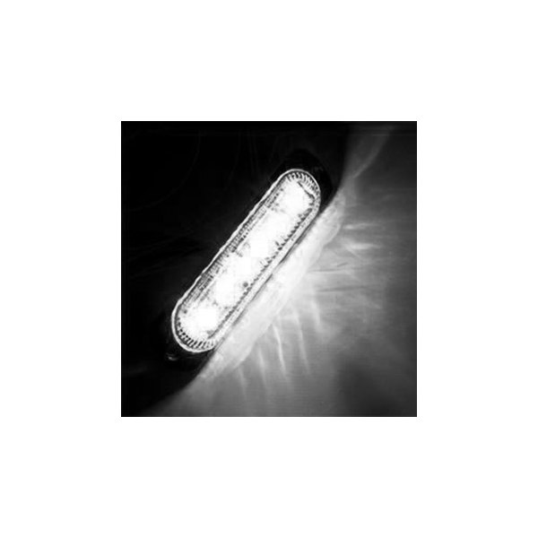 Oracle Lighting® - 6-LED Slim Bolt-On Mount White Strobe Light