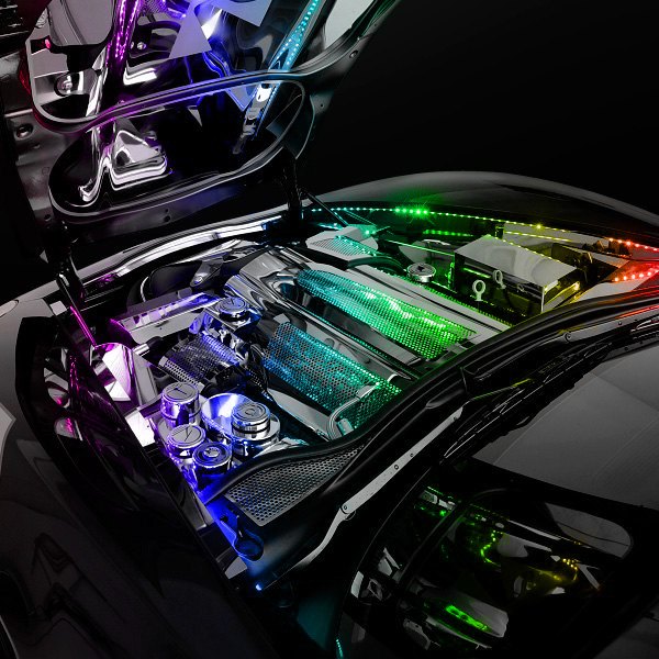  Oracle Lighting® - 48" Engine Bay Lighting Multicolor LED Strip Kit