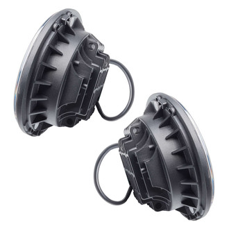 Oracle Lighting® - 7" Round Black Projector LED Headlights (H6024)