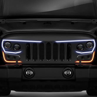 Oracle Lighting® - 1-Pc Vector™ LED Flat Black Main Grille