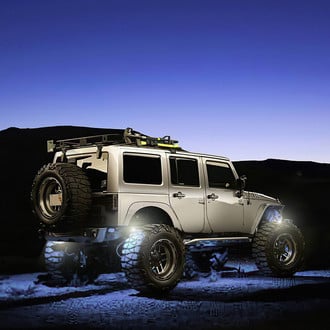 Oracle Lighting® - White LED Rock Light Kit