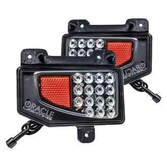 Oracle Lighting® - Driver and Passenger Side Black/Red LED Backup Light Insert