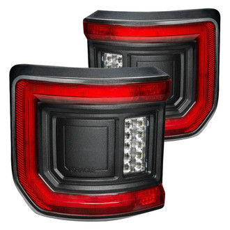 Oracle Lighting® - Driver and Passenger Side Black/Red LED Tail Lights