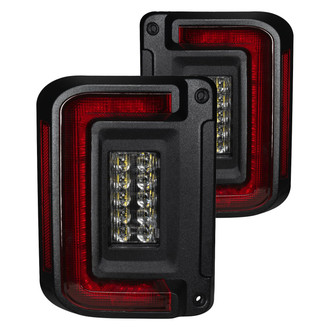 Oracle Lighting® - Driver and Passenger Side Black/Red LED Tail Lights