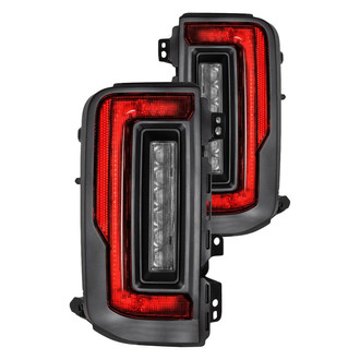 Oracle Lighting® - Driver and Passenger Side Black/Red LED Tail Lights